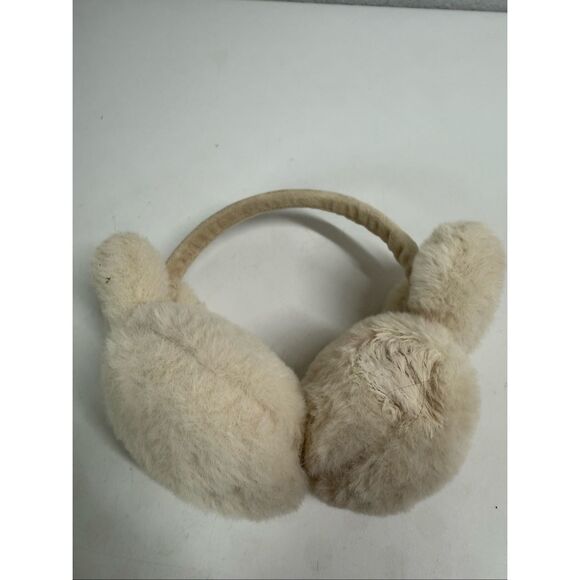 Girls Faux Fur Earmuffs One Size Fluffy Plush Rabbit - Picture 3 of 6
